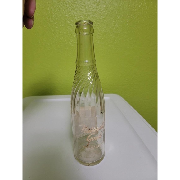Rare Vintage Antique Soda Pop Glass Bottle Mission Beverages Naturally Good Cali - Picture 3 of 5